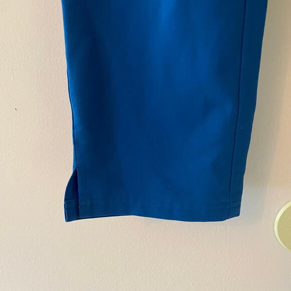 FIGS Women's size Small Tall Royal Blue Yola Skinny High Waisted Scrub Pants - Picture 5 of 10